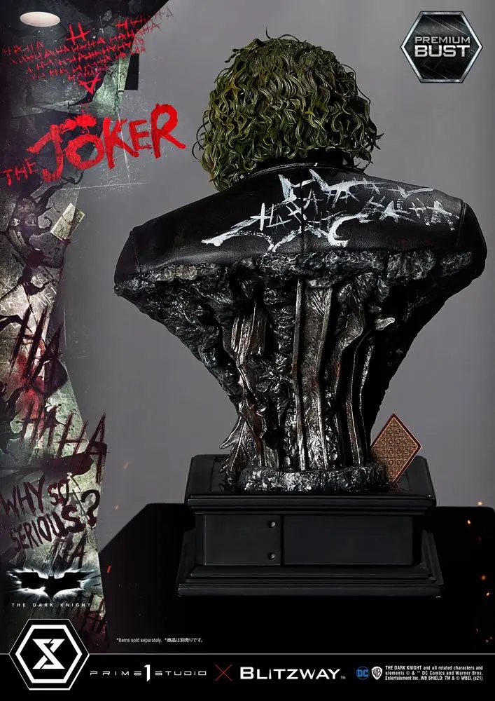 The Dark Knight Premium Büste The Joker 26 cm Produktfoto