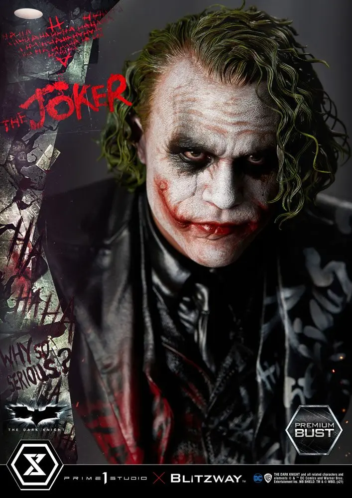 The Dark Knight Premium Büste The Joker 26 cm Produktfoto