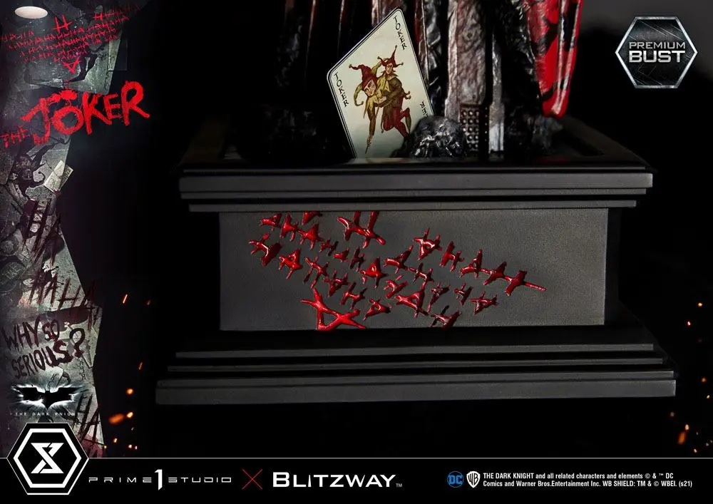 The Dark Knight Premium Büste The Joker 26 cm Produktfoto