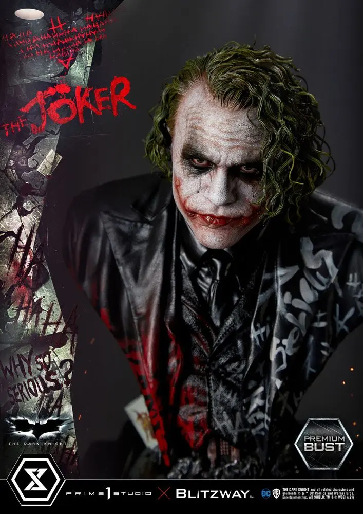 The Dark Knight Premium Büste The Joker 26 cm Produktfoto