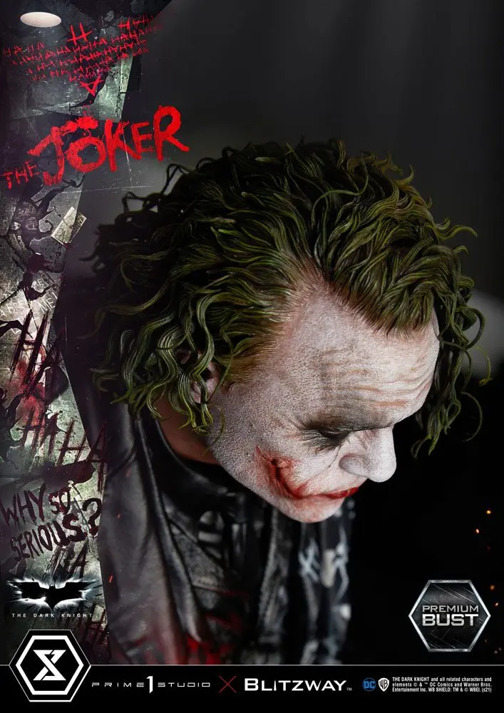 The Dark Knight Premium Büste The Joker 26 cm Produktfoto