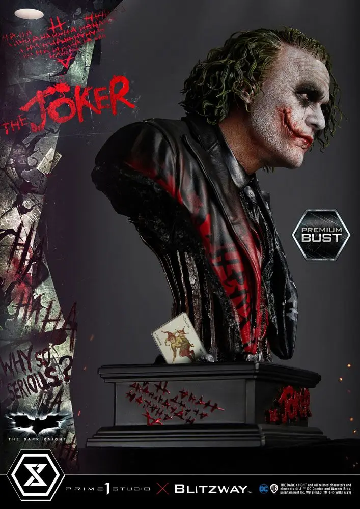 The Dark Knight Premium Büste The Joker 26 cm Produktfoto