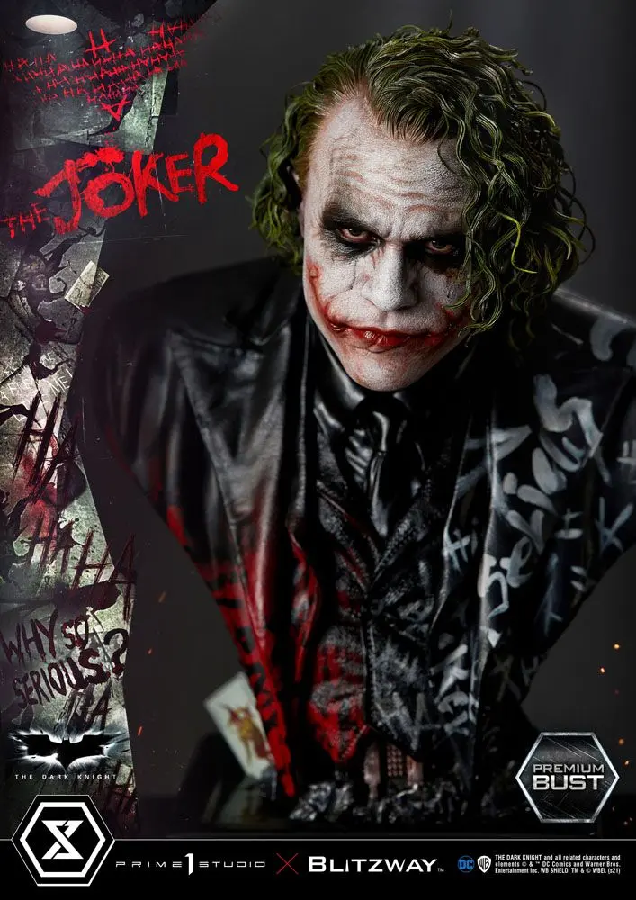 The Dark Knight Premium Büste The Joker 26 cm Produktfoto