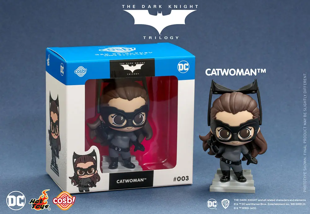 The Dark Knight Trilogy Cosbi Minifigur Catwoman 8 cm Produktfoto