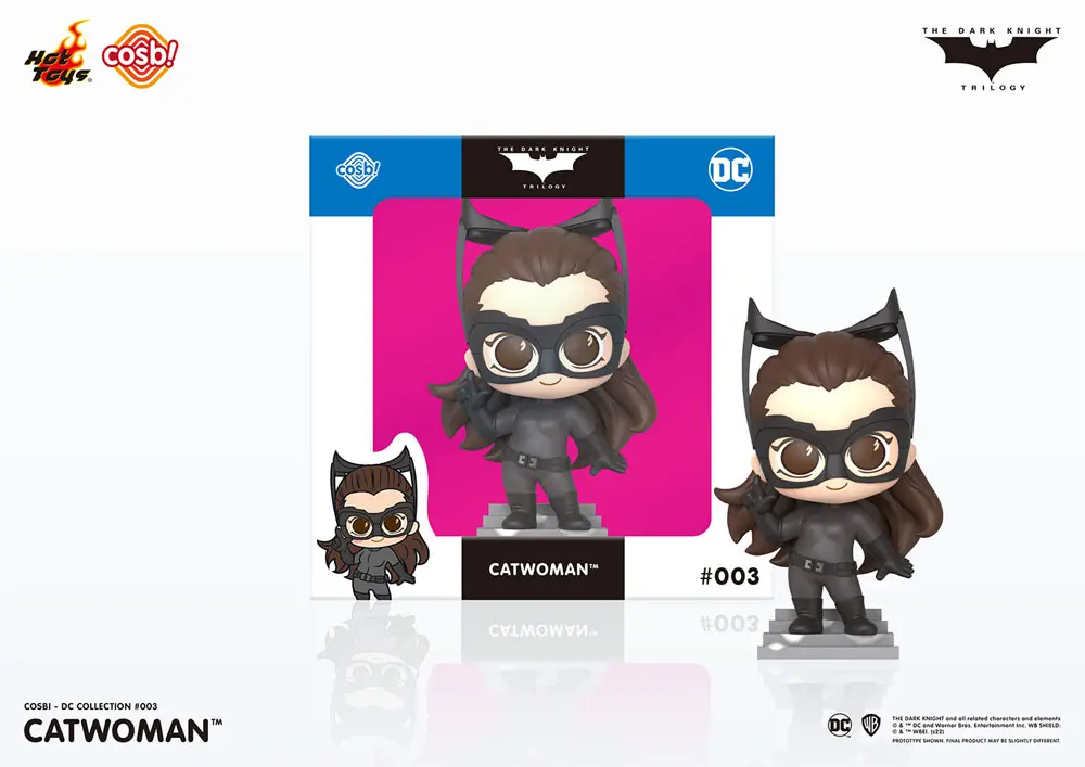 The Dark Knight Trilogy Cosbi Minifigur Catwoman 8 cm Produktfoto
