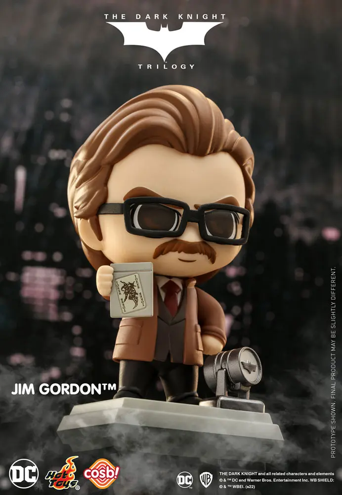The Dark Knight Trilogy Cosbi Minifigur Lieutenant Jim Gordon 8 cm Produktfoto
