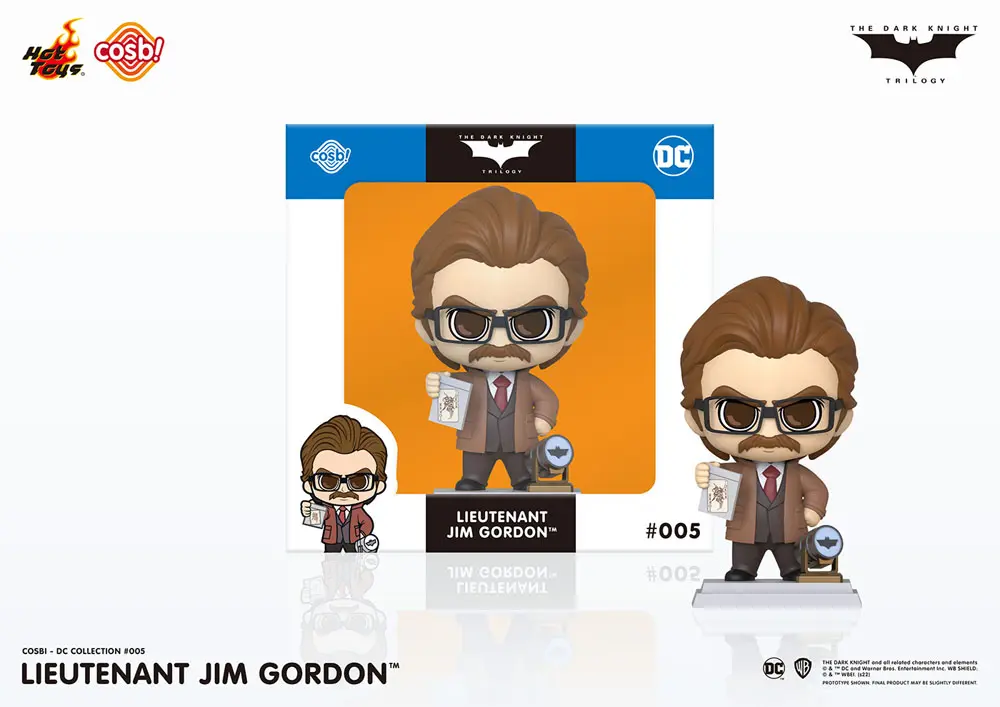 The Dark Knight Trilogy Cosbi Minifigur Lieutenant Jim Gordon 8 cm Produktfoto