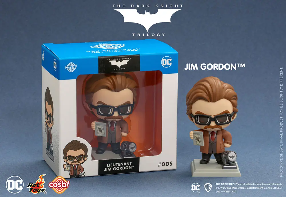 The Dark Knight Trilogy Cosbi Minifigur Lieutenant Jim Gordon 8 cm Produktfoto