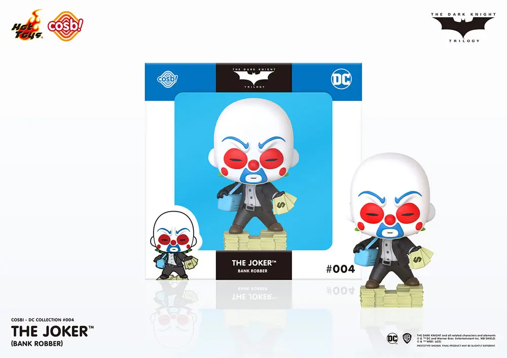 The Dark Knight Trilogy Cosbi Minifigur The Joker (Bank Robber) 8 cm termékfotó