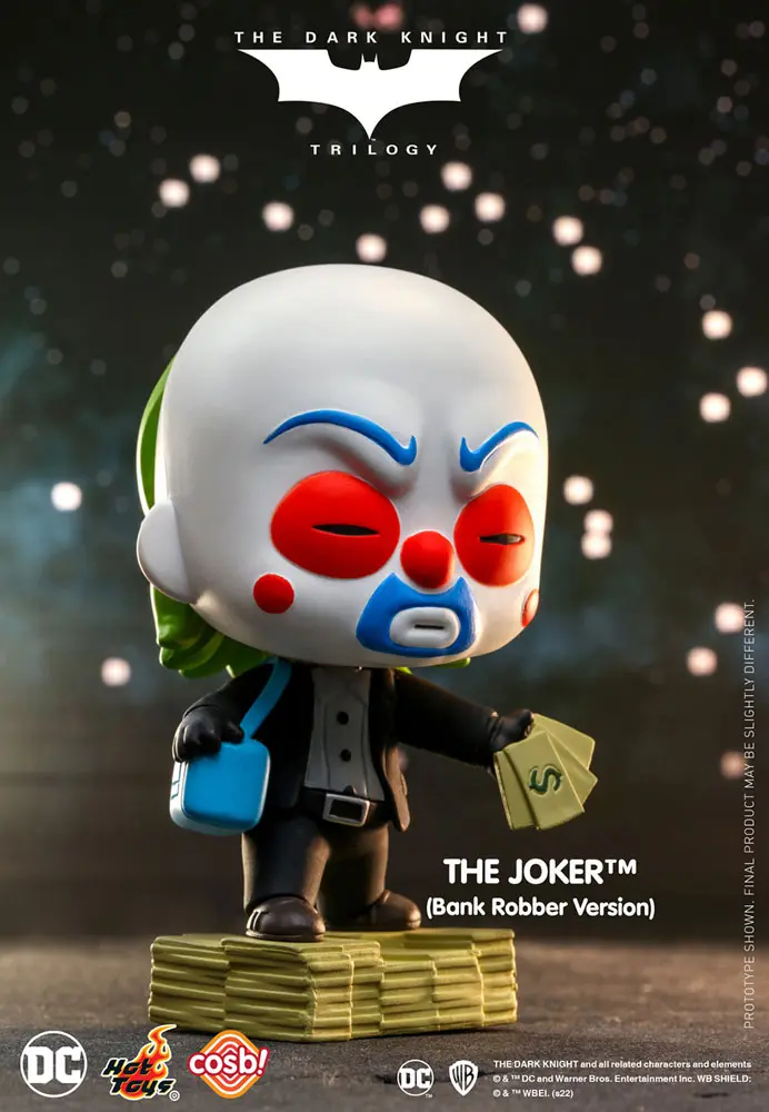 The Dark Knight Trilogy Cosbi Minifigur The Joker (Bank Robber) 8 cm termékfotó