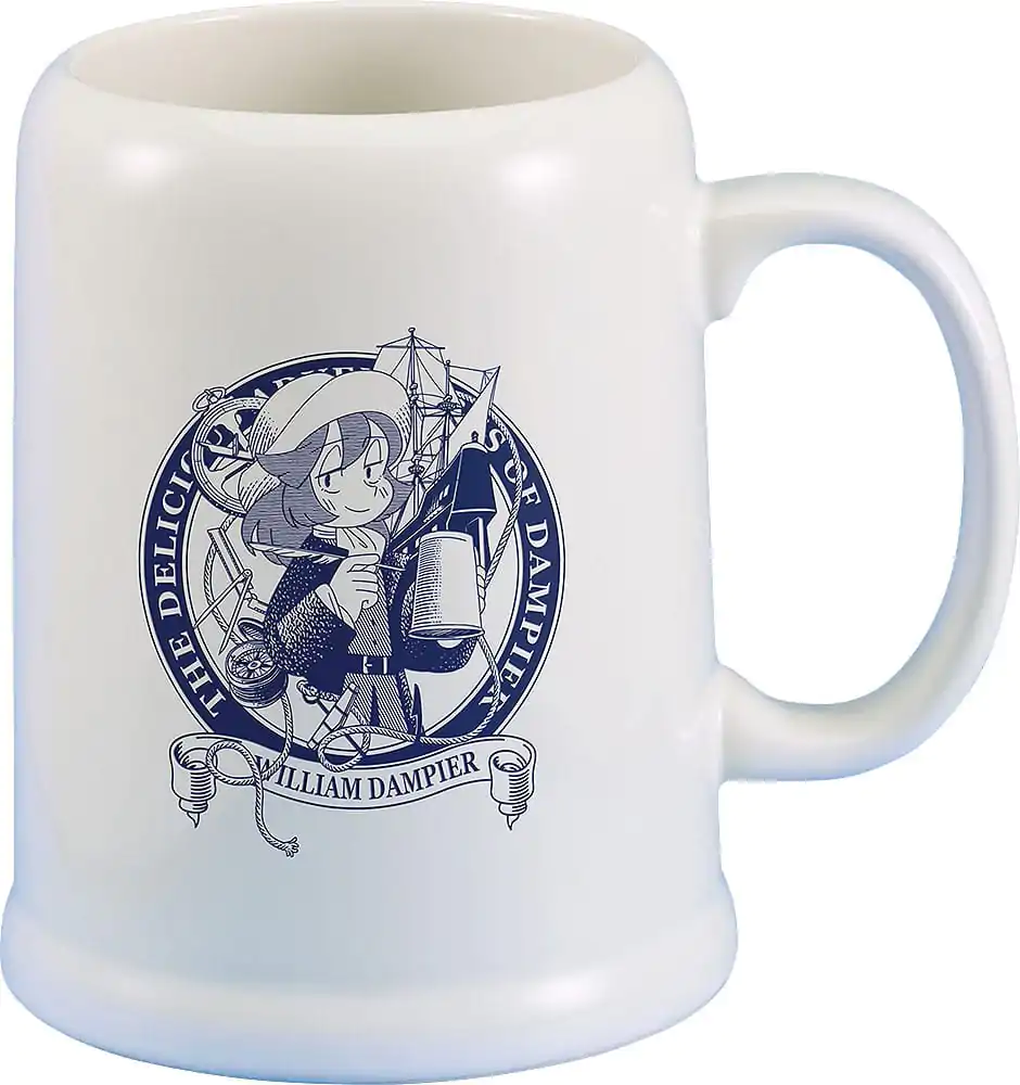 The Delicious Adventures of Dampier Bierkrug Original Illustration Produktfoto