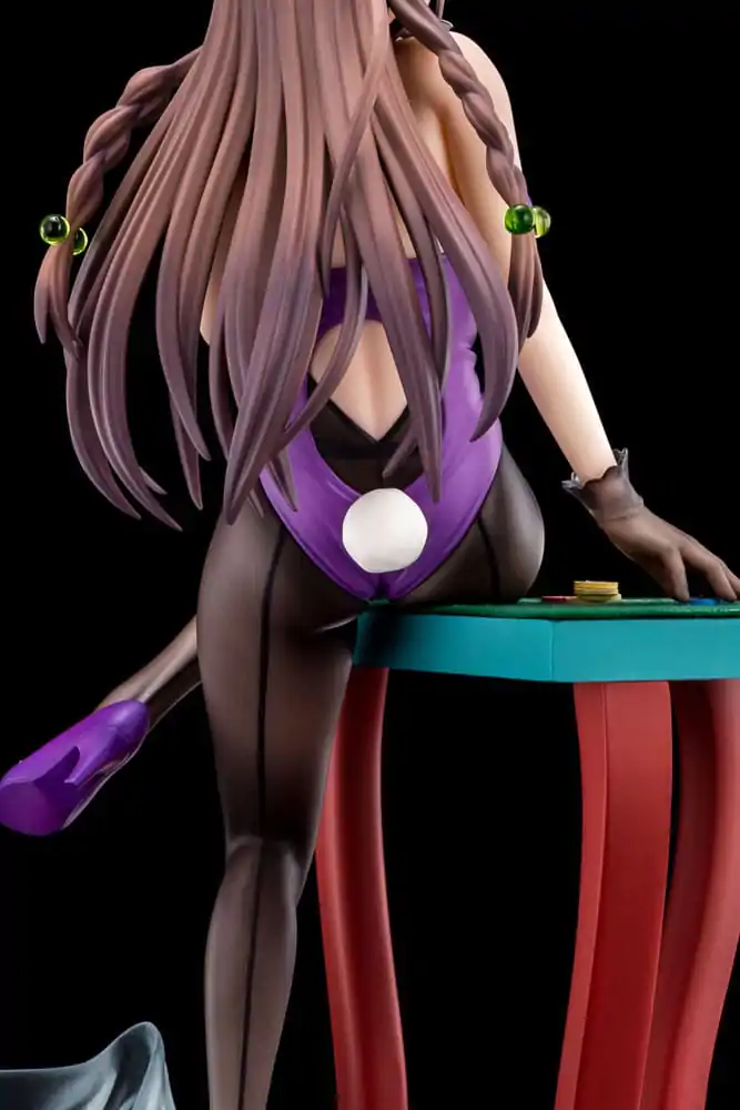 The Demon Sword Master of Excalibur Academy Statue 1/6 Elfine Phillet wearing flower's purple bunny costume with Nip Slip Gimmick System 17 cm Produktfoto