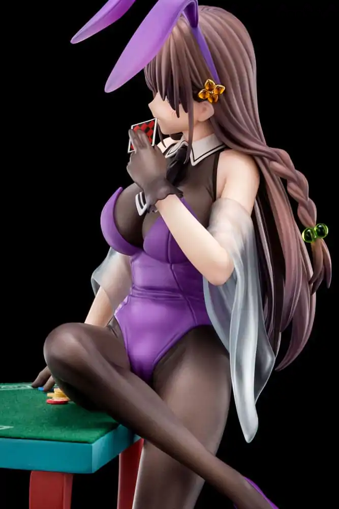 The Demon Sword Master of Excalibur Academy Statue 1/6 Elfine Phillet wearing flower's purple bunny costume with Nip Slip Gimmick System 17 cm Produktfoto