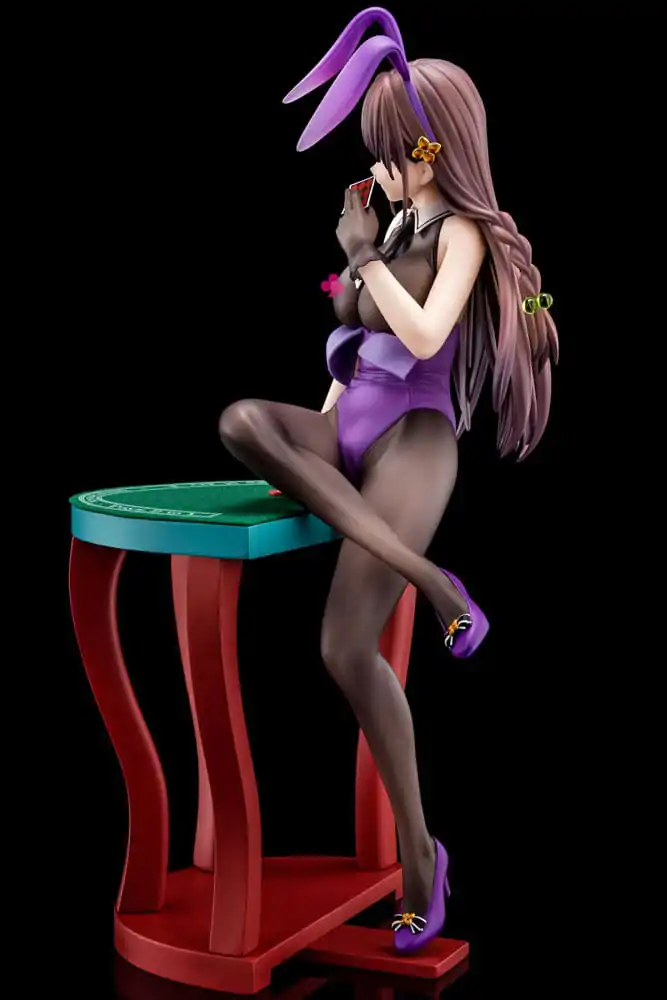 The Demon Sword Master of Excalibur Academy Statue 1/6 Elfine Phillet wearing flower's purple bunny costume with Nip Slip Gimmick System 17 cm Produktfoto