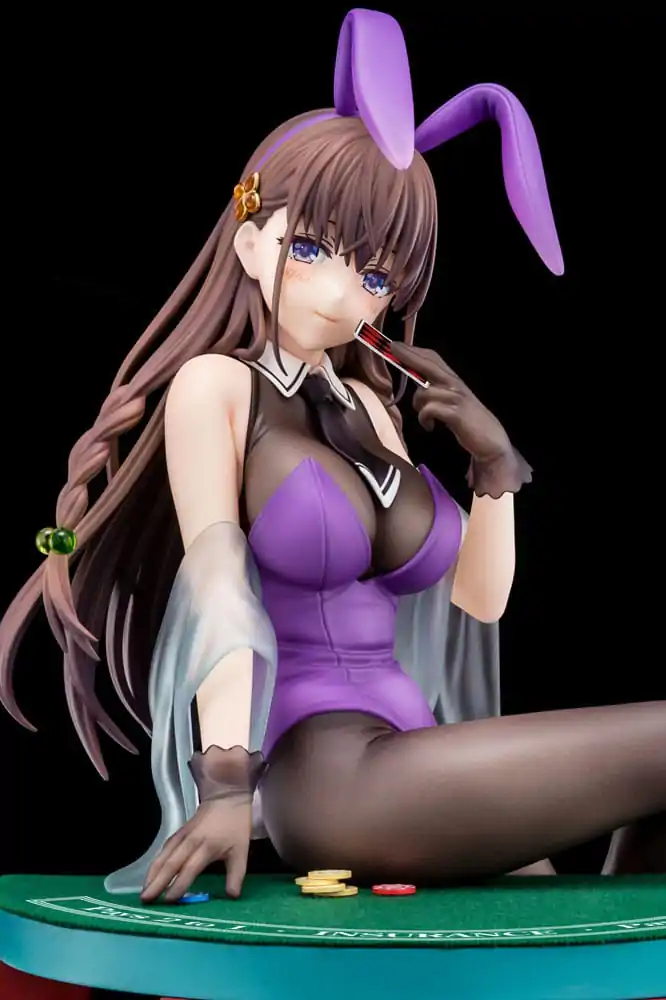 The Demon Sword Master of Excalibur Academy Statue 1/6 Elfine Phillet wearing flower's purple bunny costume with Nip Slip Gimmick System 17 cm Produktfoto