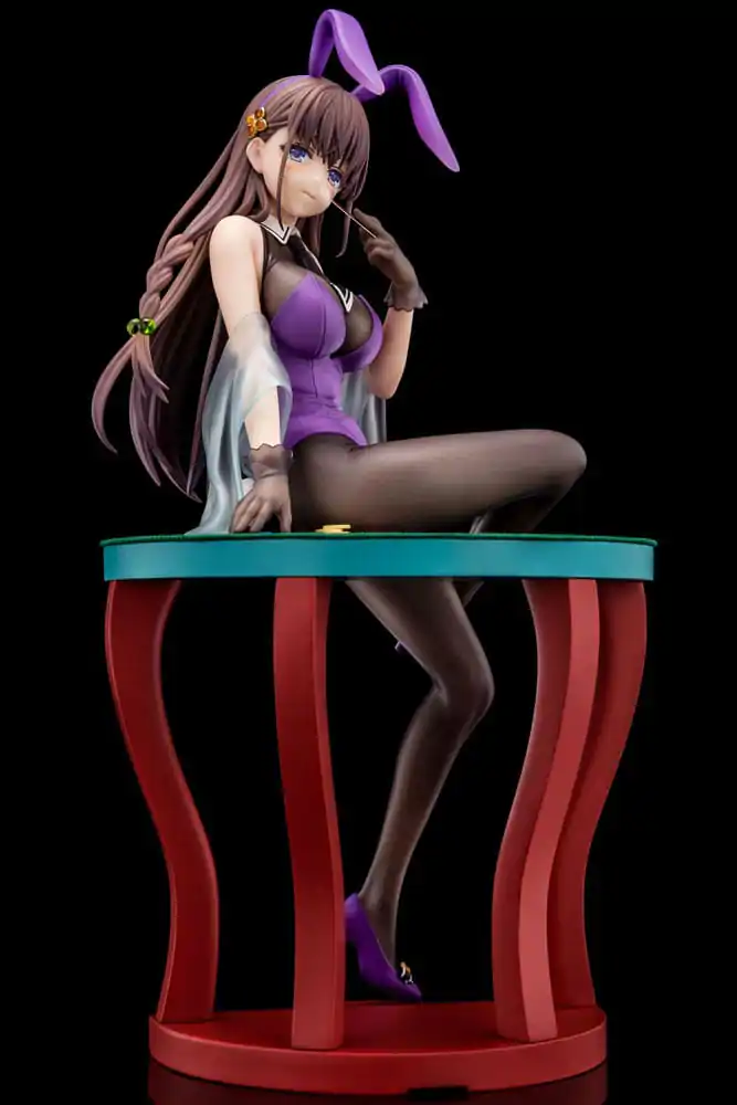 The Demon Sword Master of Excalibur Academy Statue 1/6 Elfine Phillet wearing flower's purple bunny costume with Nip Slip Gimmick System 17 cm Produktfoto