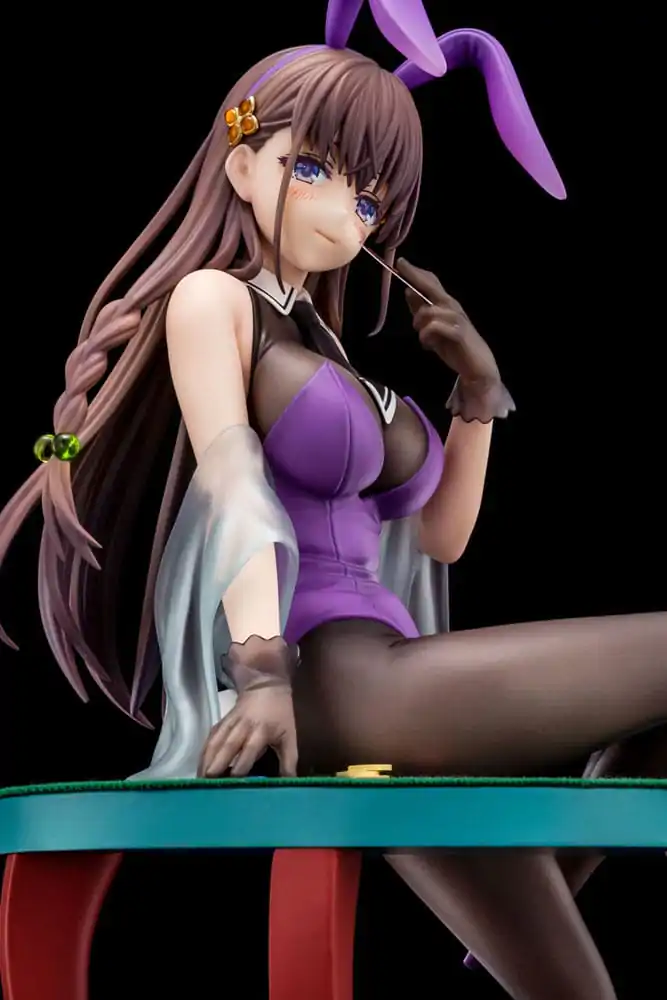 The Demon Sword Master of Excalibur Academy Statue 1/6 Elfine Phillet wearing flower's purple bunny costume with Nip Slip Gimmick System 17 cm Produktfoto