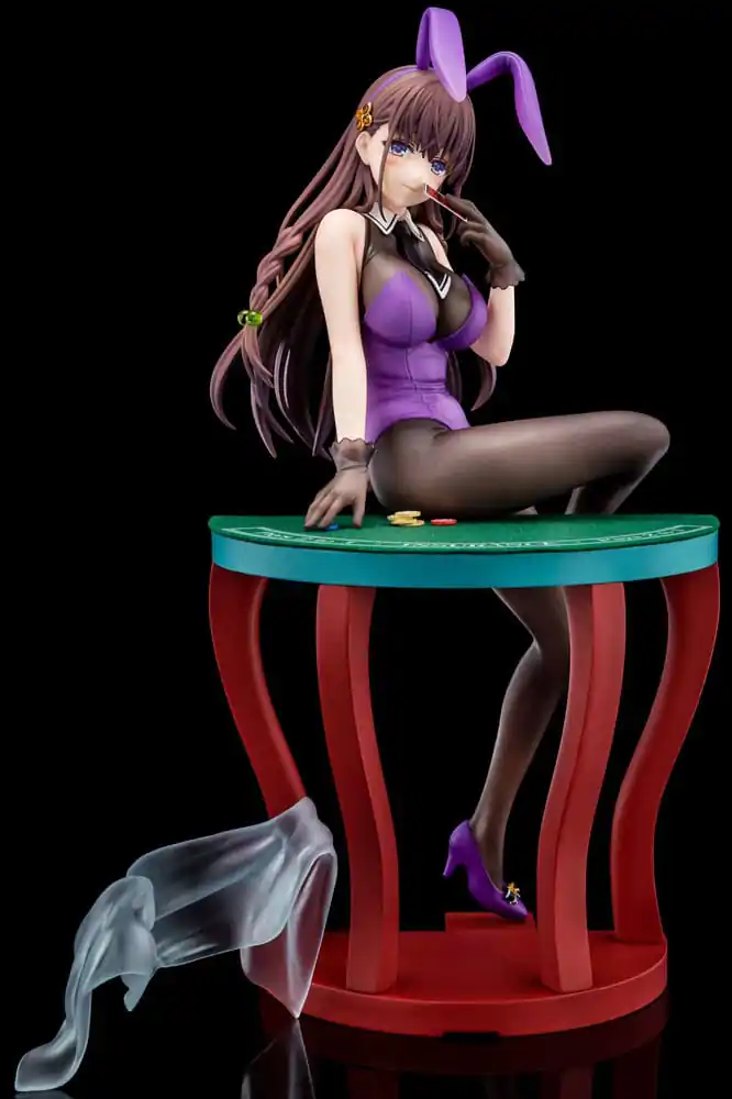The Demon Sword Master of Excalibur Academy Statue 1/6 Elfine Phillet wearing flower's purple bunny costume with Nip Slip Gimmick System 17 cm Produktfoto