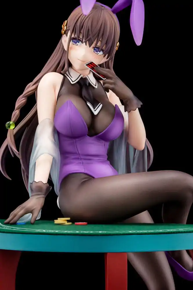 The Demon Sword Master of Excalibur Academy Statue 1/6 Elfine Phillet wearing flower's purple bunny costume with Nip Slip Gimmick System 17 cm Produktfoto