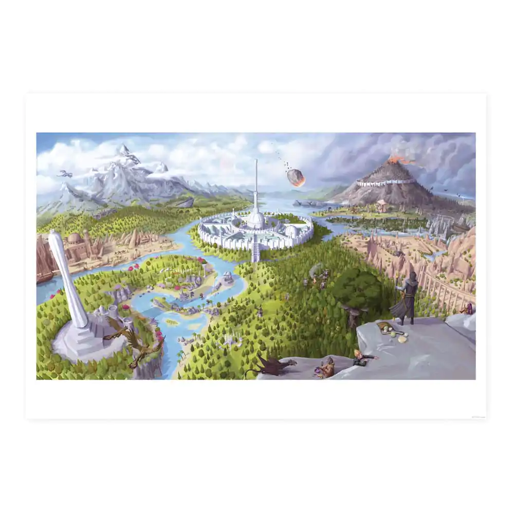 The Elder Scrolls IV: Oblivion Kunstdruck Imperial City 42 x 30 cm Produktfoto