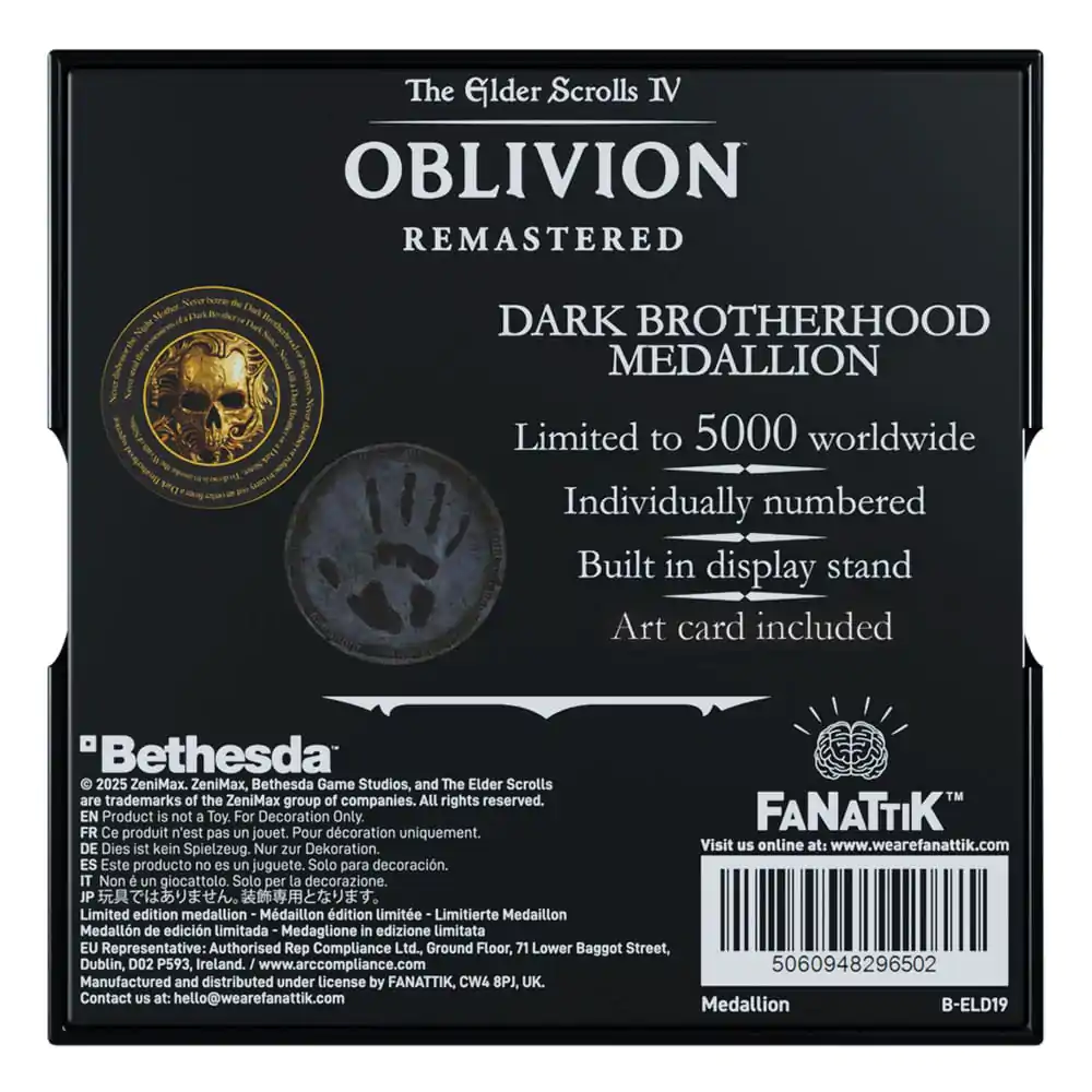 The Elder Scrolls IV: Oblivion Medaillon Dark Brotherhood Produktfoto