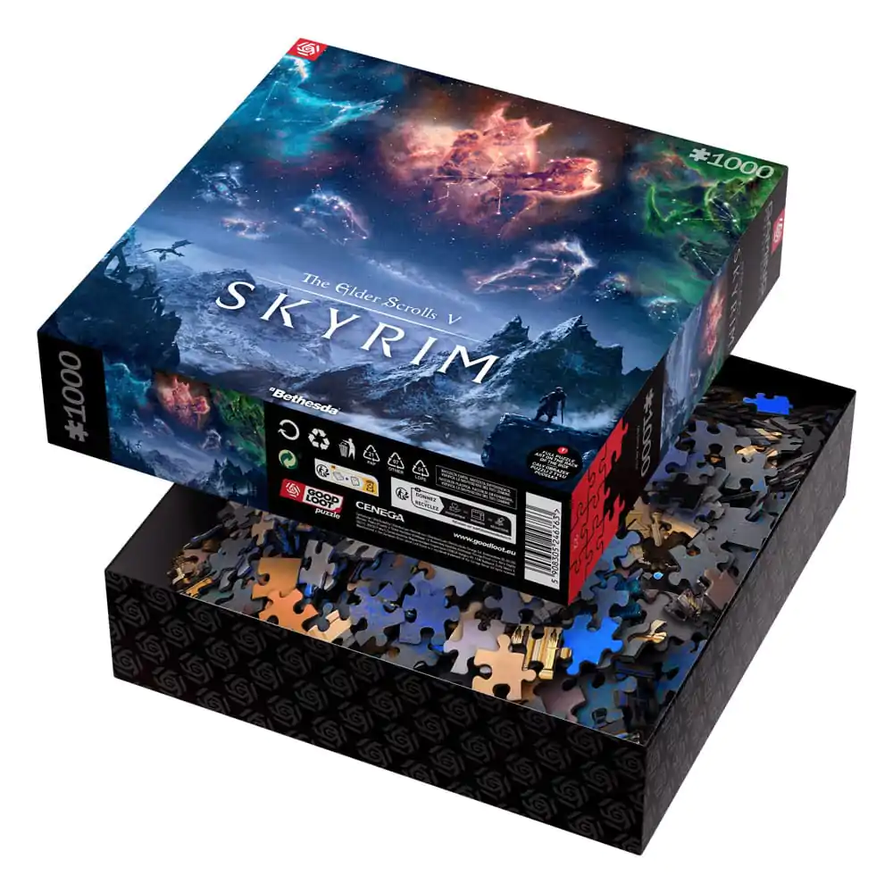 The Elder Scrolls V Gaming Puzzle Skyrim (1000 Teile) Produktfoto