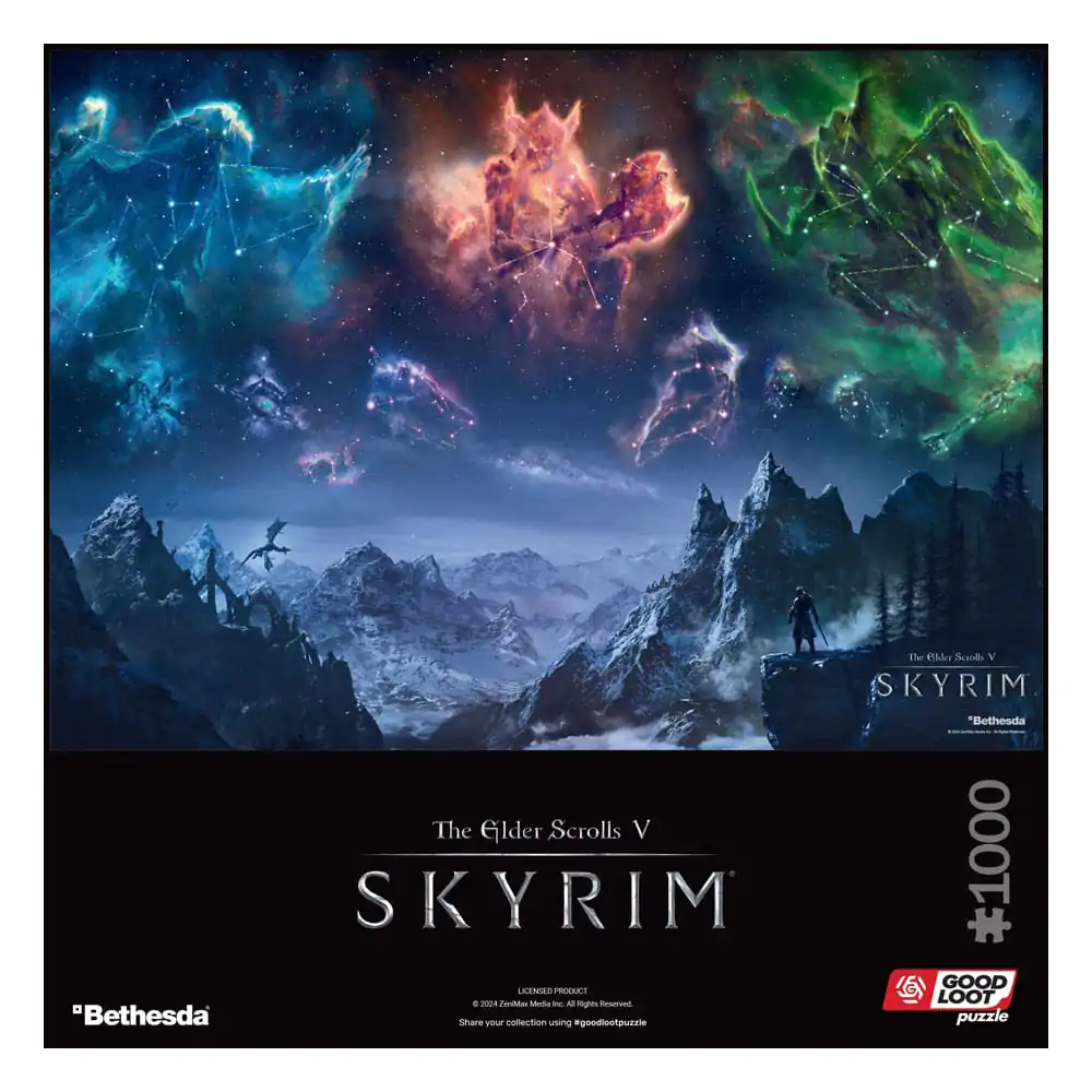 The Elder Scrolls V Gaming Puzzle Skyrim (1000 Teile) Produktfoto