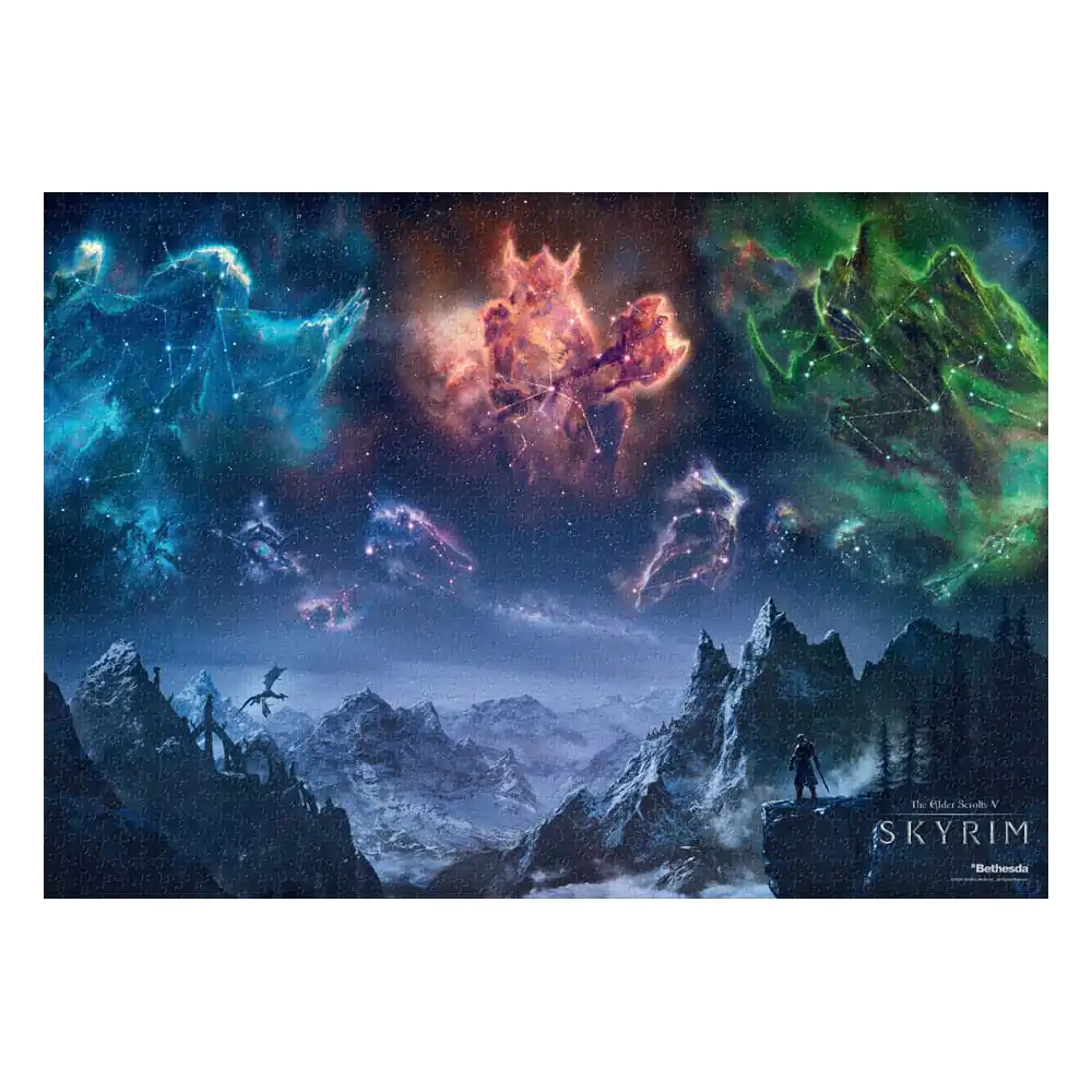 The Elder Scrolls V Gaming Puzzle Skyrim (1000 Teile) Produktfoto