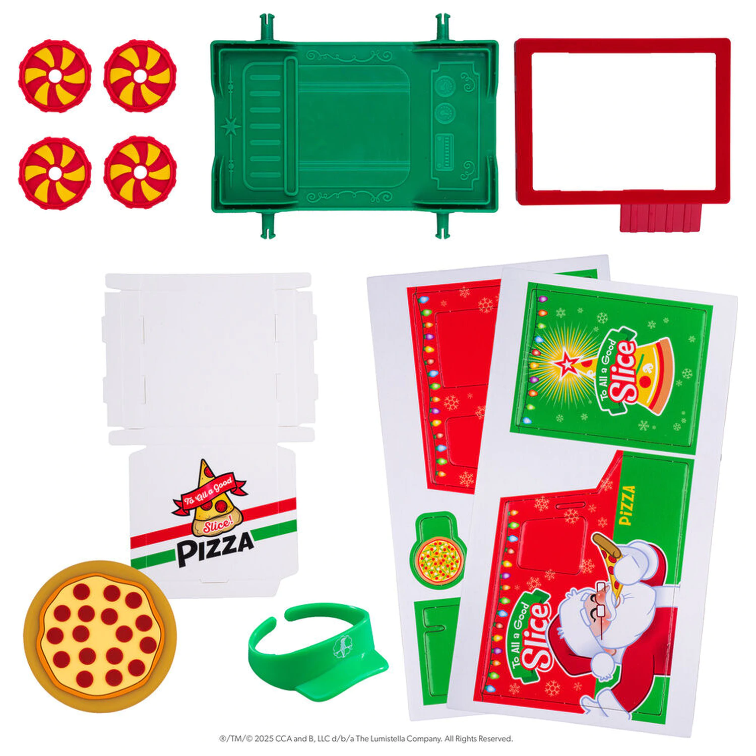 The Elf On the Shelf Pizza Lieferzubehör Produktfoto