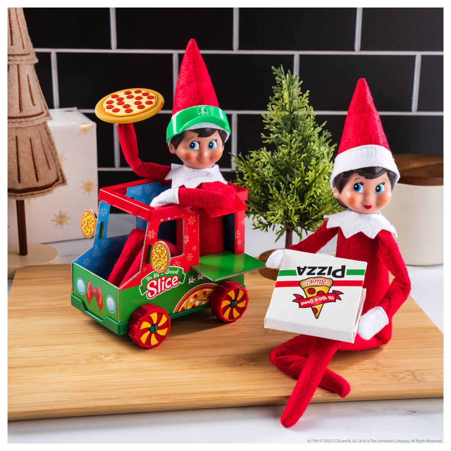 The Elf On the Shelf Pizza Lieferzubehör Produktfoto