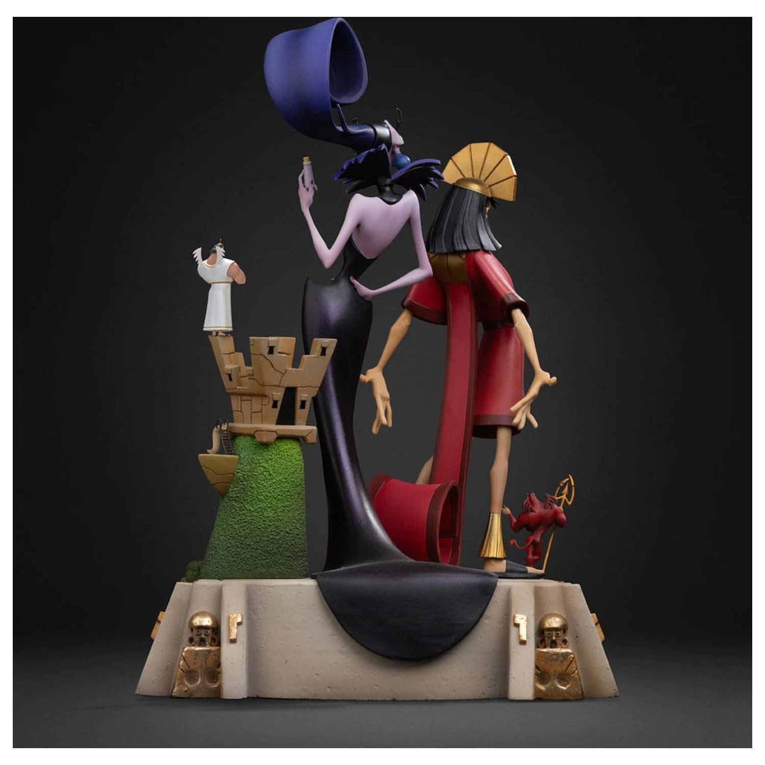 The Emperor's New Groove Deluxe Art Scale Statue 1/10 Kuzko & Yzma 28 cm Produktfoto