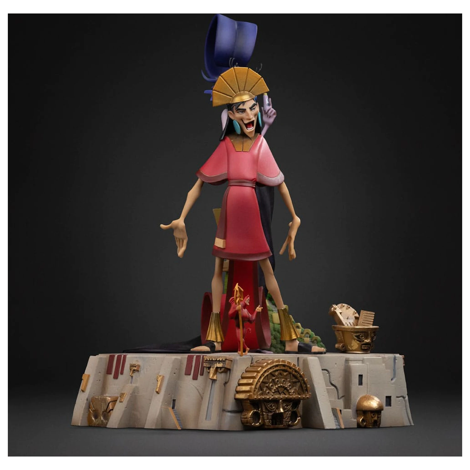 The Emperor's New Groove Deluxe Art Scale Statue 1/10 Kuzko & Yzma 28 cm Produktfoto