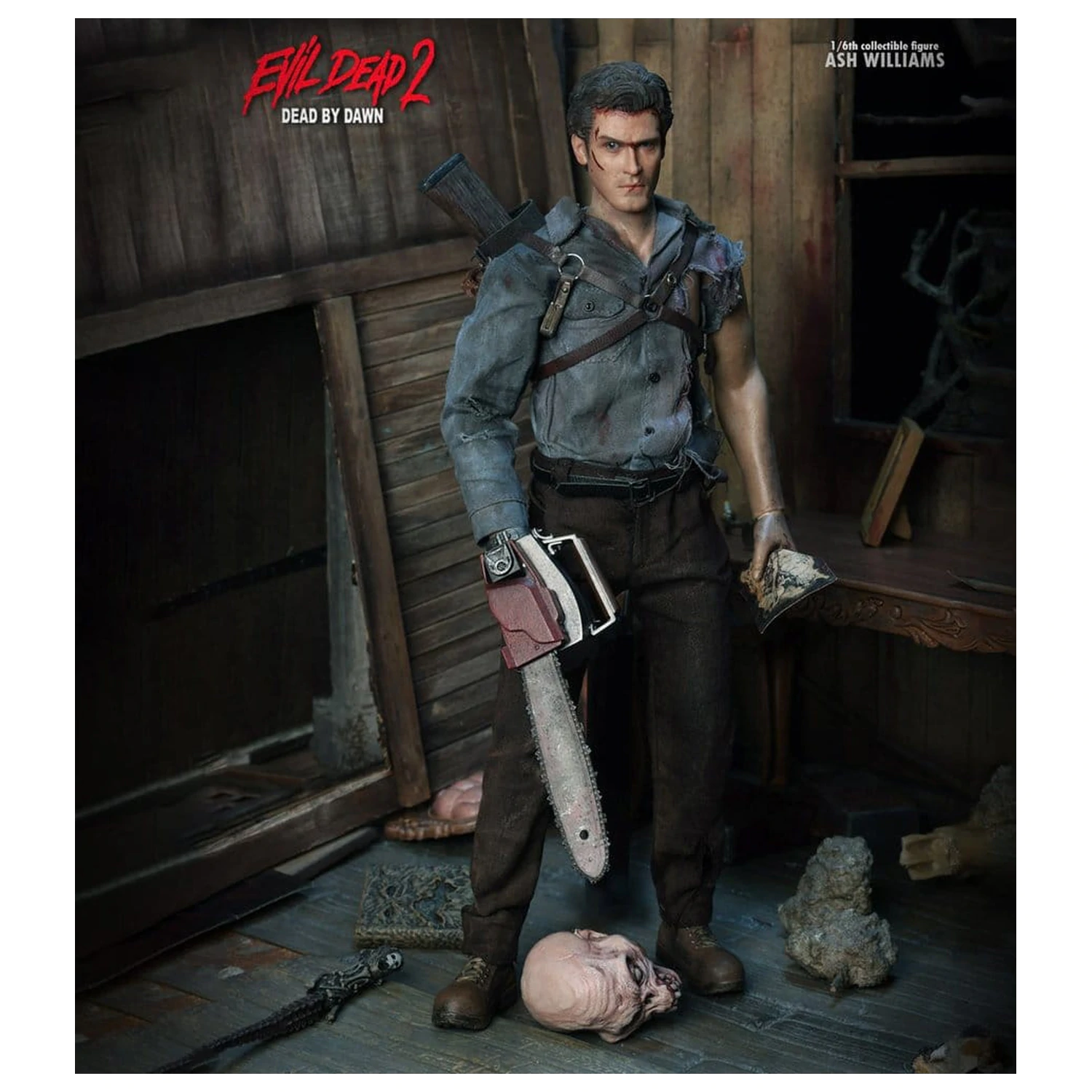 The Evil Dead II Actionfigur 1/6 Ash Williams 31 cm Produktfoto