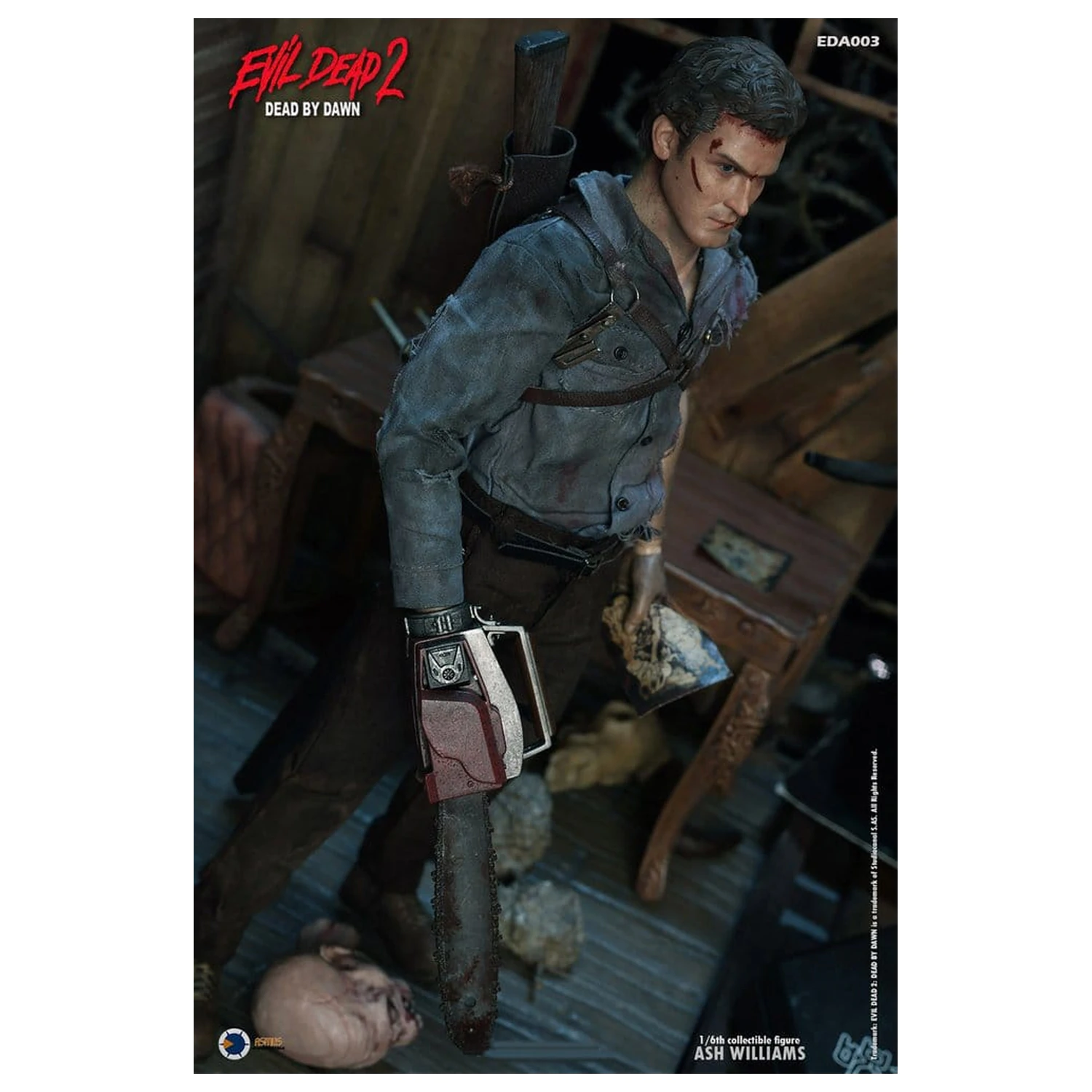 The Evil Dead II Actionfigur 1/6 Ash Williams 31 cm Produktfoto