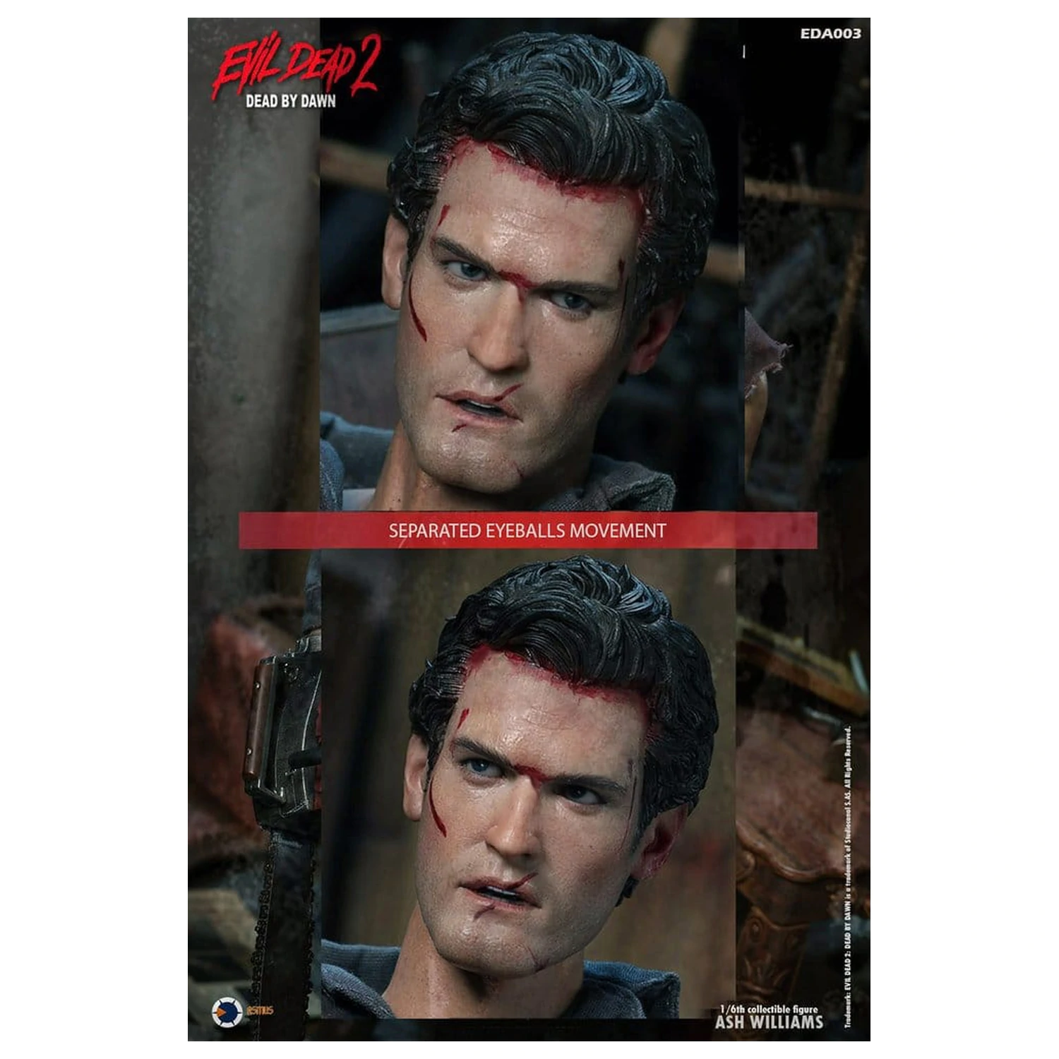 The Evil Dead II Actionfigur 1/6 Ash Williams 31 cm Produktfoto