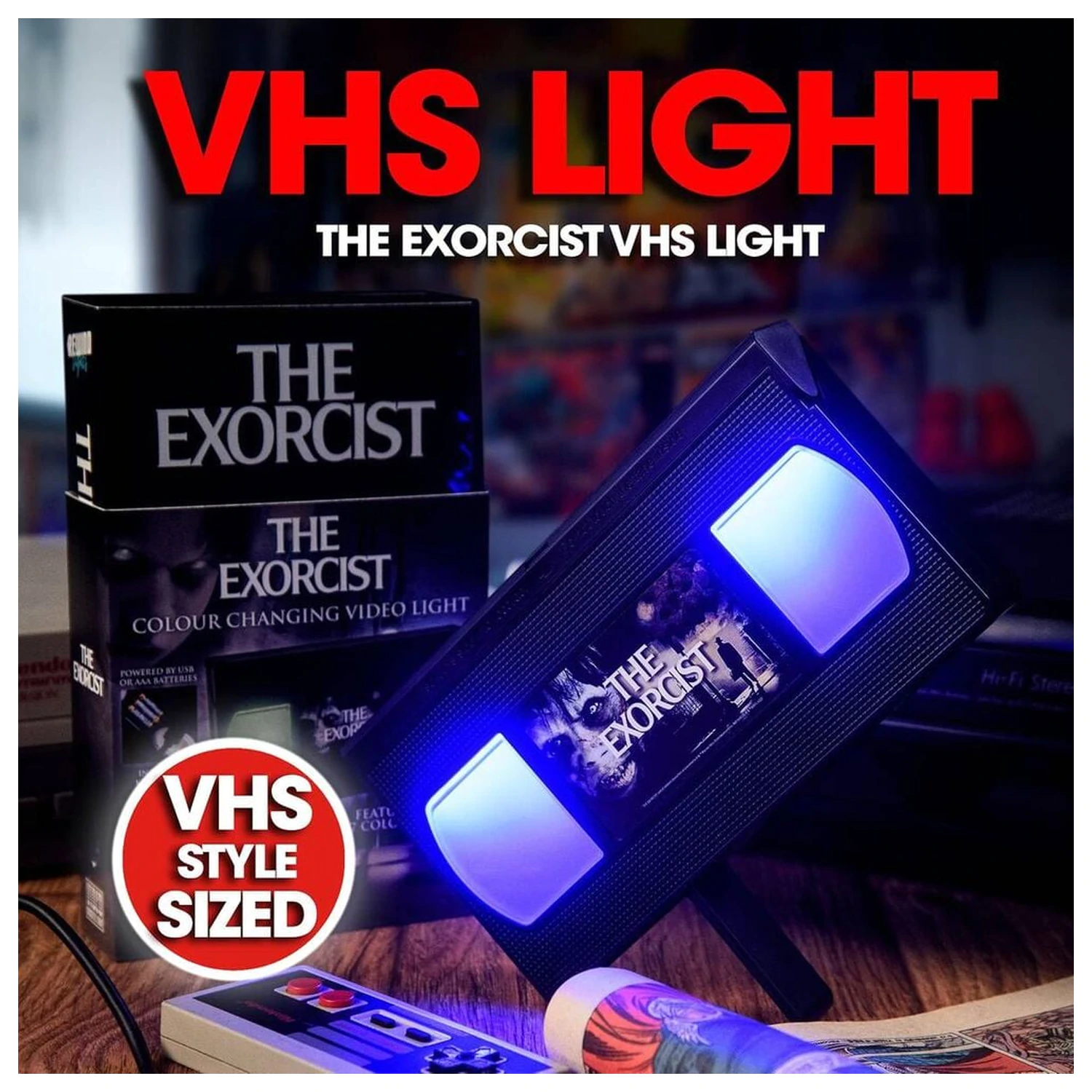 The Exorcist VHS Lampe Produktfoto
