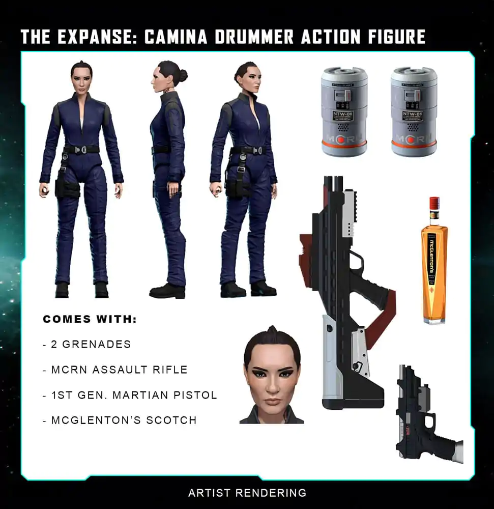 The Expanse Actionfigur Camina Drummer 20 cm termékfotó