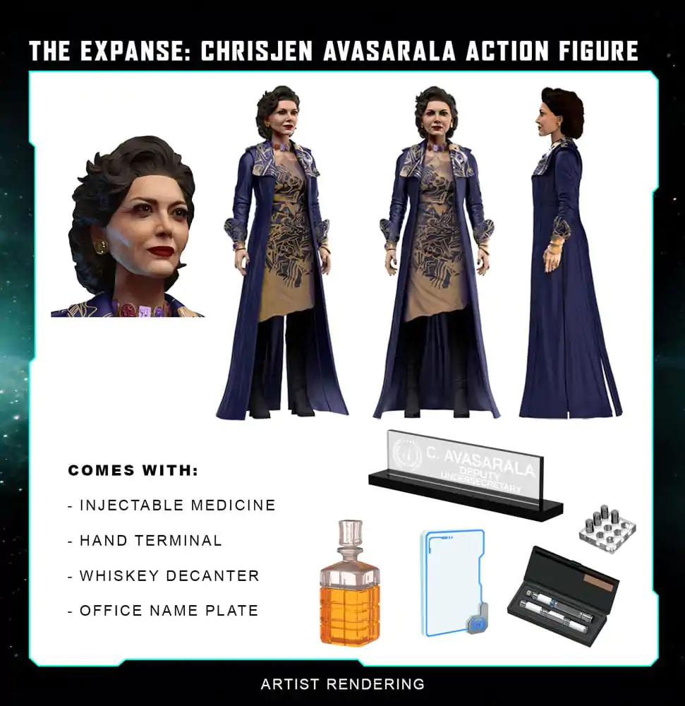 The Expanse Actionfigur Chrisjen Avasarala 20 cm termékfotó