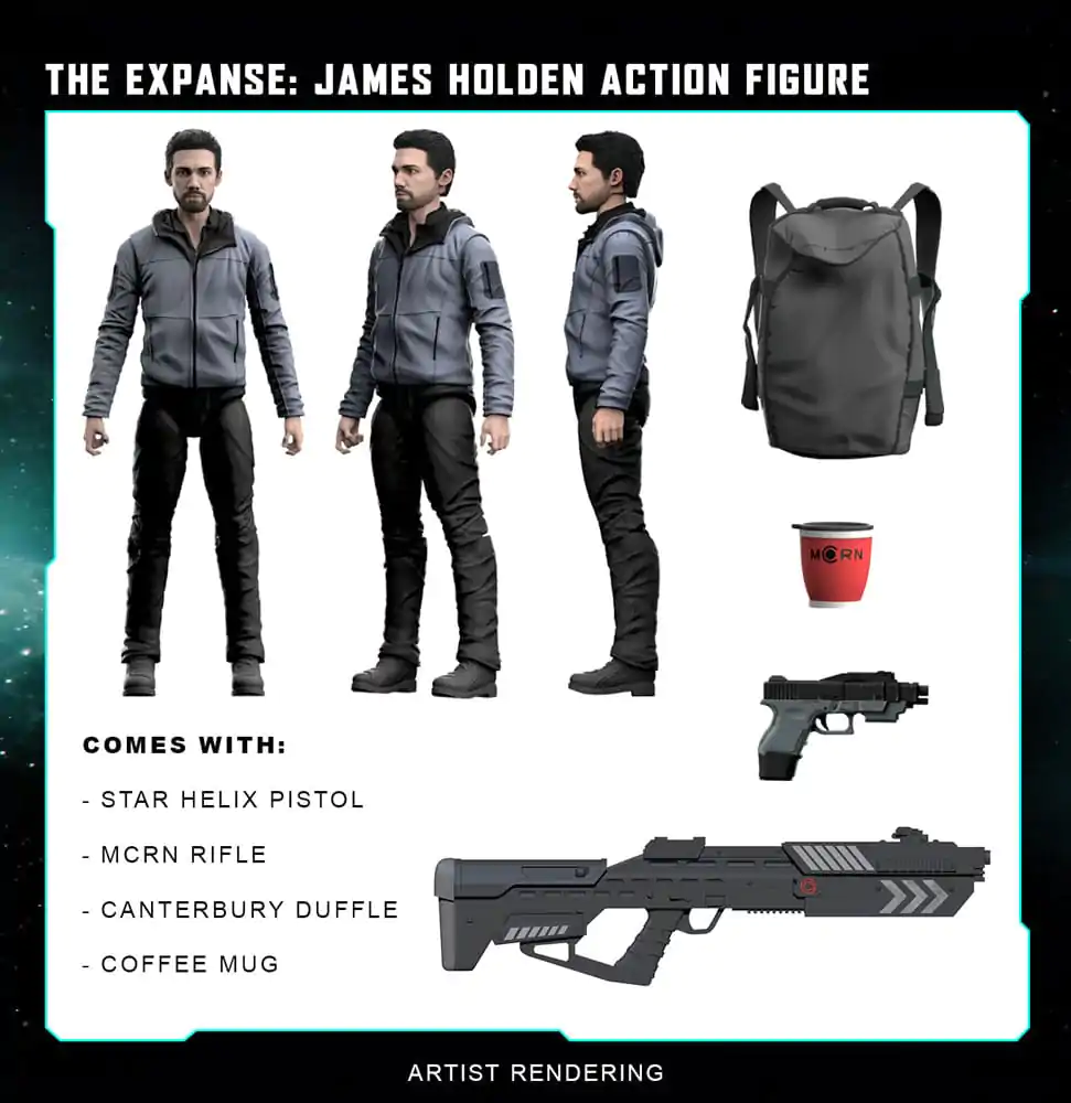 The Expanse Actionfigur James Holden 20 cm termékfotó