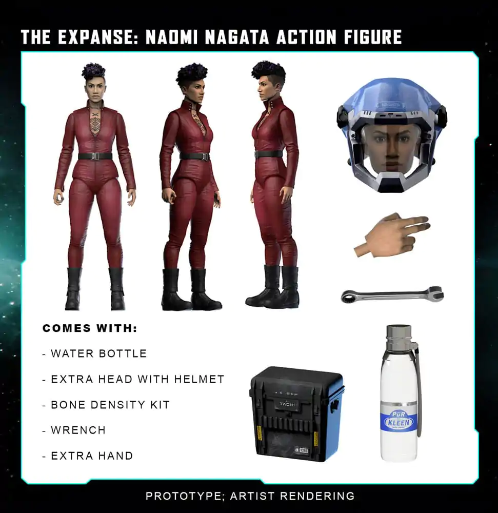 The Expanse Actionfigur Naomi Nagata 20 cm termékfotó