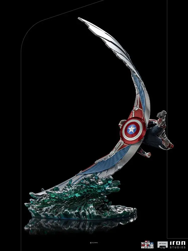 The Falcon and The Winter Soldier BDS Art Scale Statue 1/10 Captain America Sam Wilson Deluxe 46 cm termékfotó