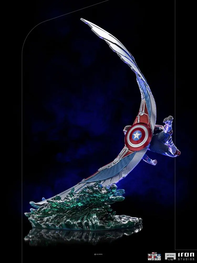 The Falcon and The Winter Soldier BDS Art Scale Statue 1/10 Captain America Sam Wilson Deluxe 46 cm termékfotó