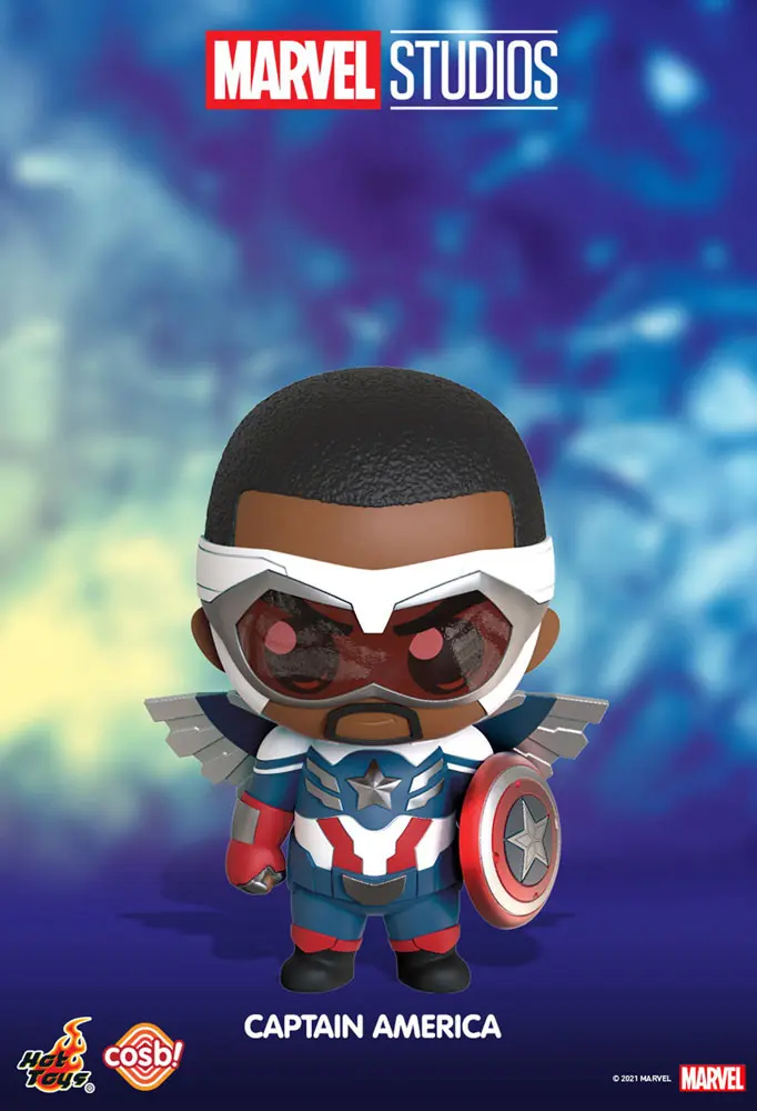 The Falcon and the Winter Soldier Cosbi Minifigur Captain America 8 cm Produktfoto
