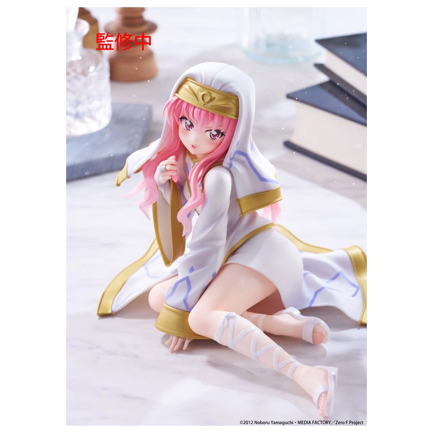The Familiar of Zero PVC Figur Schreibtisch Niedlich Louise (Miko outfit Ver.) 13 cm Produktfoto