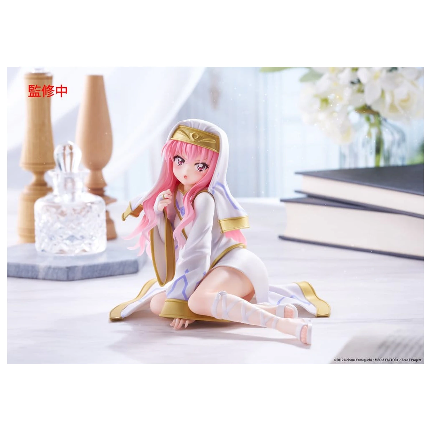 The Familiar of Zero PVC Figur Schreibtisch Niedlich Louise (Miko outfit Ver.) 13 cm Produktfoto
