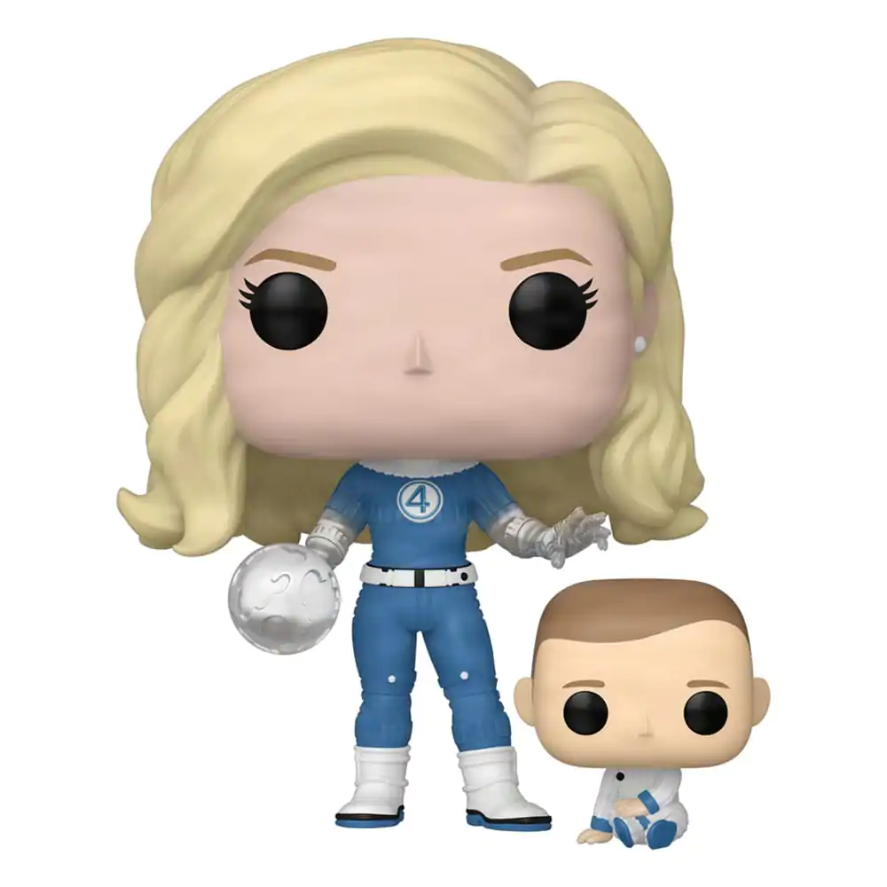 The Fantastic Four: First Steps Funko POP! & Buddy Marvel Vinylfigur Invisible Woman & Franklin 9 cm Produktfoto