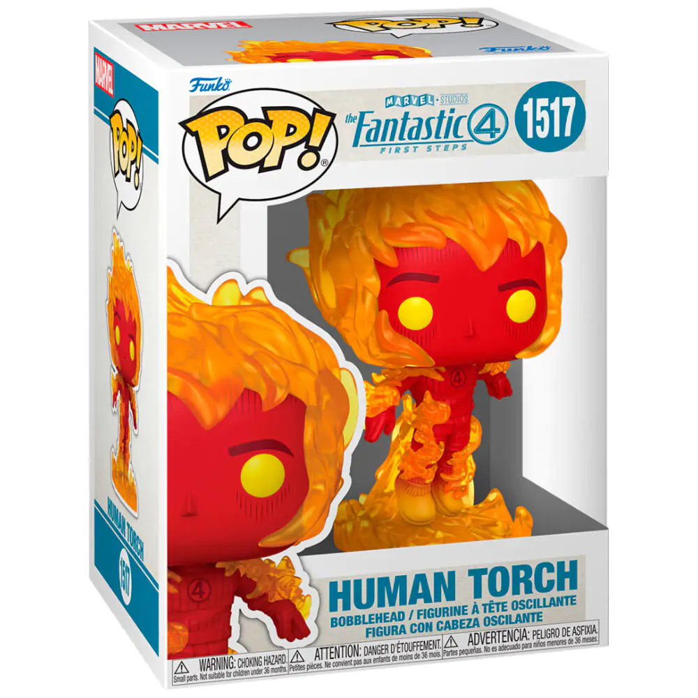 The Fantastic Four: First Steps Funko POP! Marvel Vinyl Figur Human Torch 9 cm Produktfoto