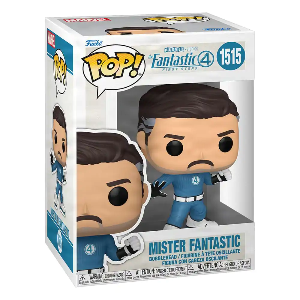 The Fantastic Four: First Steps Funko POP! Marvel Vinyl Figur Mister Fantastic 9 cm Produktfoto