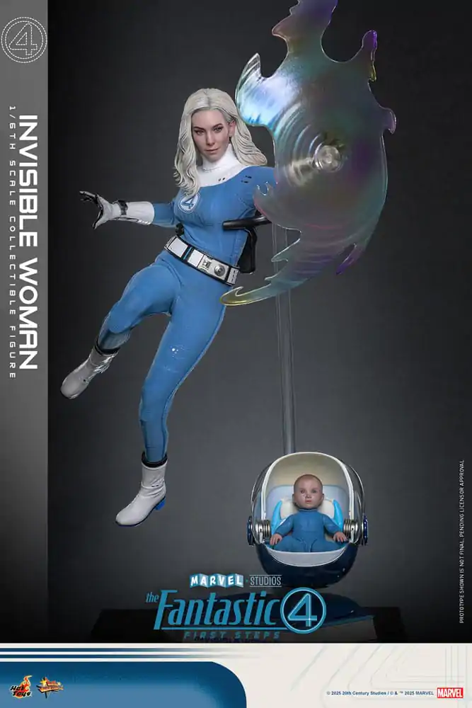 The Fantastic Four: First Steps Movie Masterpiece Action Figur 1/6 Invisible Woman 28 cm Produktfoto