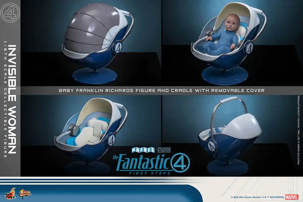 The Fantastic Four: First Steps Movie Masterpiece Action Figur 1/6 Invisible Woman 28 cm Produktfoto